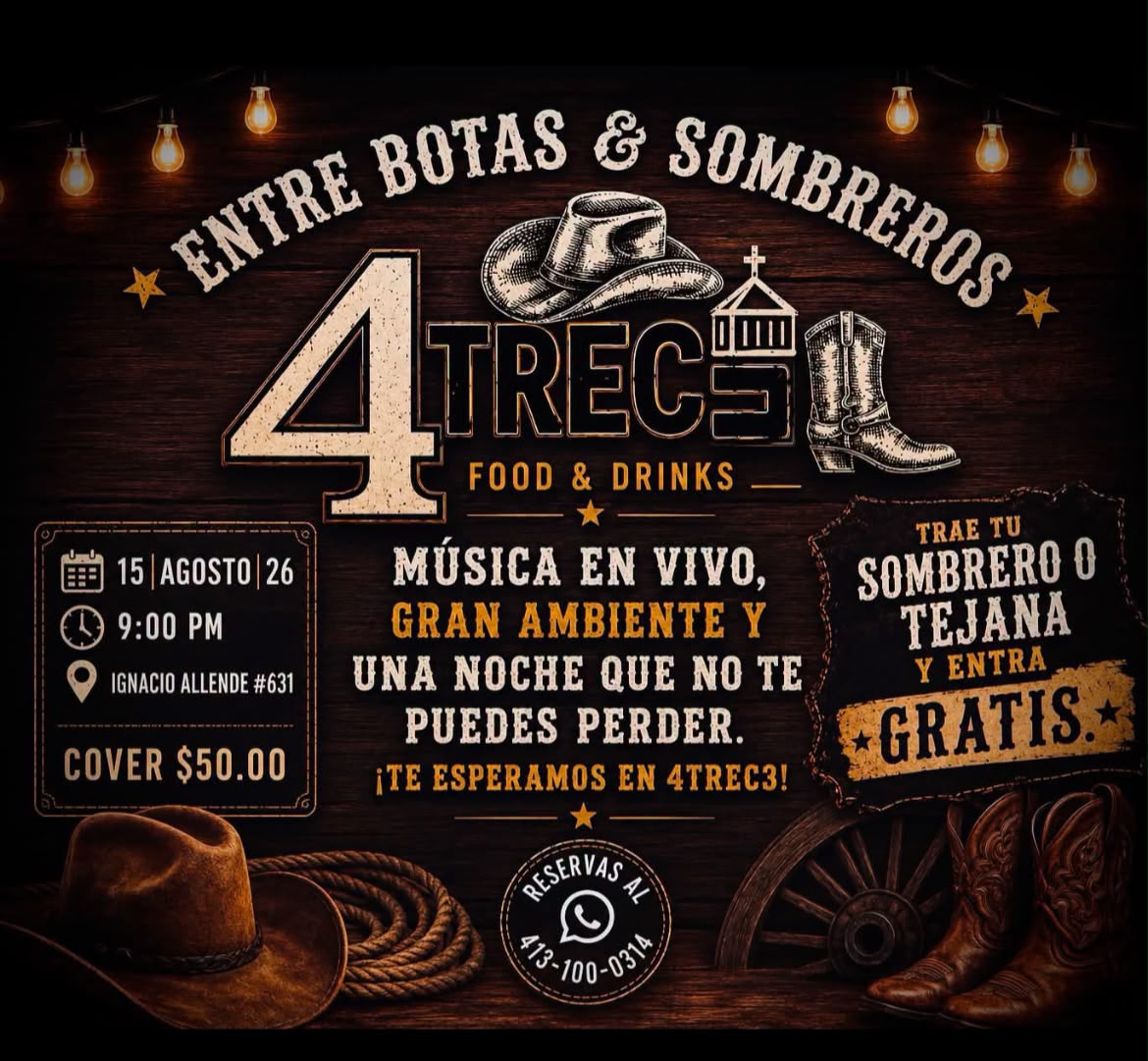 Entre Botas y Sombreros — 4Trece